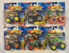 2025 Hot Wheels Monster Trucks Lot Of 6 -1:64 Scale-Brand New 