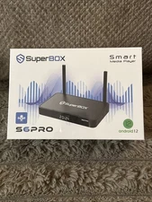 2025 Model SuperBox S6 Pro Streaming Box - Supports 6K - Brand New Sealed!