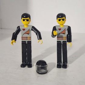 LEGO Technic Racing Figures w/ One Black Helmet - 8225 8244 8714 8229 (tech012)