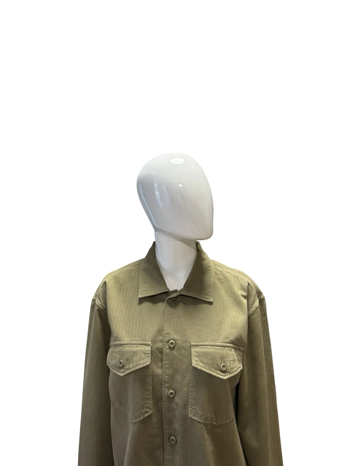 Tellason Military Jacket Men's 100% Cotton Field Utility Pockets Coverall Size S image 5