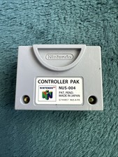 N64 Controller Pak NUS-004 OEM Official Nintendo 64 Memory Card - Tested