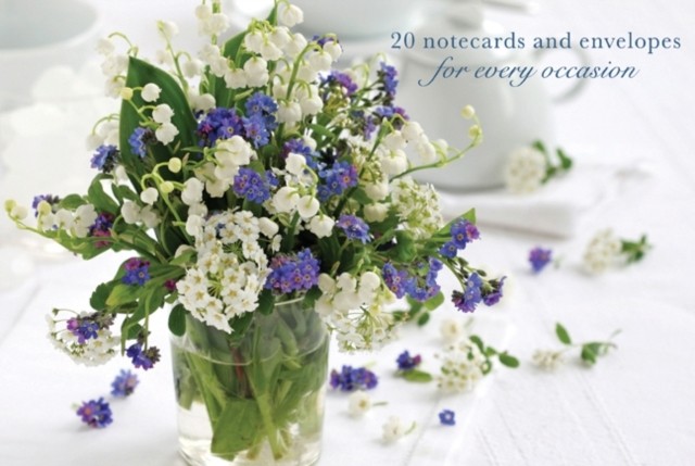 Card Box of 20 Notecards and Envelopes: Forget-me-nots by Peony Press (Cards)