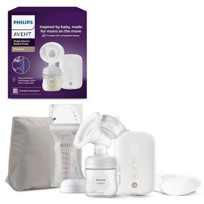 Philips Avent Elektrische Einzelmilchpumpe (SCF395/31) Natural Motion