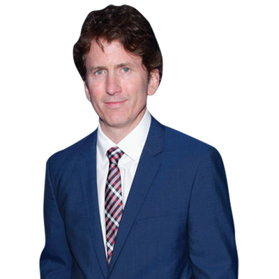 Todd Howard (Blue Suit) Half Body Buddy Cutout