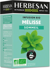 ®-MÉLISSE FRANCAISE BIO - INFUSION BIO - SOMMEIL SEREIN - Sans Plastique- 100% P