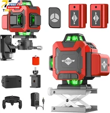 Nivel Laser Autonivelante Líneas Verde 4D 360 Rotativo De Rotacion Pisos NUEVO