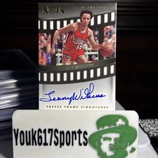 2022-23 Lenny Wilkens #’d/25 Auto Panini Noir Freeze Frame Signatures