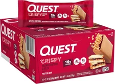 Quest Nutrition Crispy Peanut Butter & Jelly, Keto Friendly, 12 Count