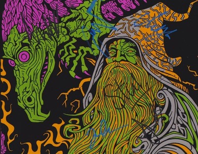 King Gizzard Wizard Lizard 8'' x 10'' Foto handsigniert 2023 + COA Garantie