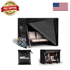 Secure Your Garden Swing: Waterproof 3-Seater Cover with Adjustable Drawstring