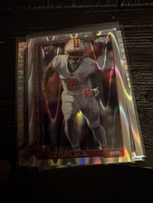 Emeka Egbuka Topps Chrome 2025 Ray Wave Parallel Rookie!!! First Year Topps