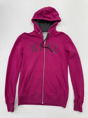 Sweat à capuche polaire magenta zippé Nike Juniors taille M - Photo 1/4