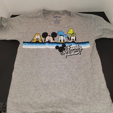 Disney Kids/Child Shirt Family Vacation Size Small6/7 Mickey~Goofy~Pluto~Donald