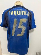 Maglia Italia Mondiali 2006 Nr 15 Iaquinta match worn shirt Italy world cup 2006