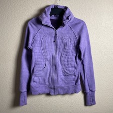 Lululemon Womens Purple Size 6 Cuddle Up Zip Up Jacket Athleisure Fall
