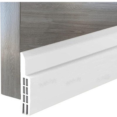Zugluftstopper Türen Türdichtung Unten 5x100 cm selbstklebend Weiß Isolation