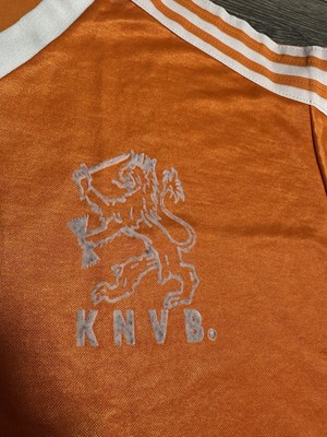 Vintage HOLLAND 80s NEDERLAND Home JERSEY FOOTBALL SOCCER ADIDAS