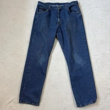 Men's Wrangler Jeans - 1097FXVMD - Size 36 x 32 denim comfort medium wash