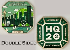 Geocaching HQ 20th Anniversary Seattle Trackable Challenge Coin J 14