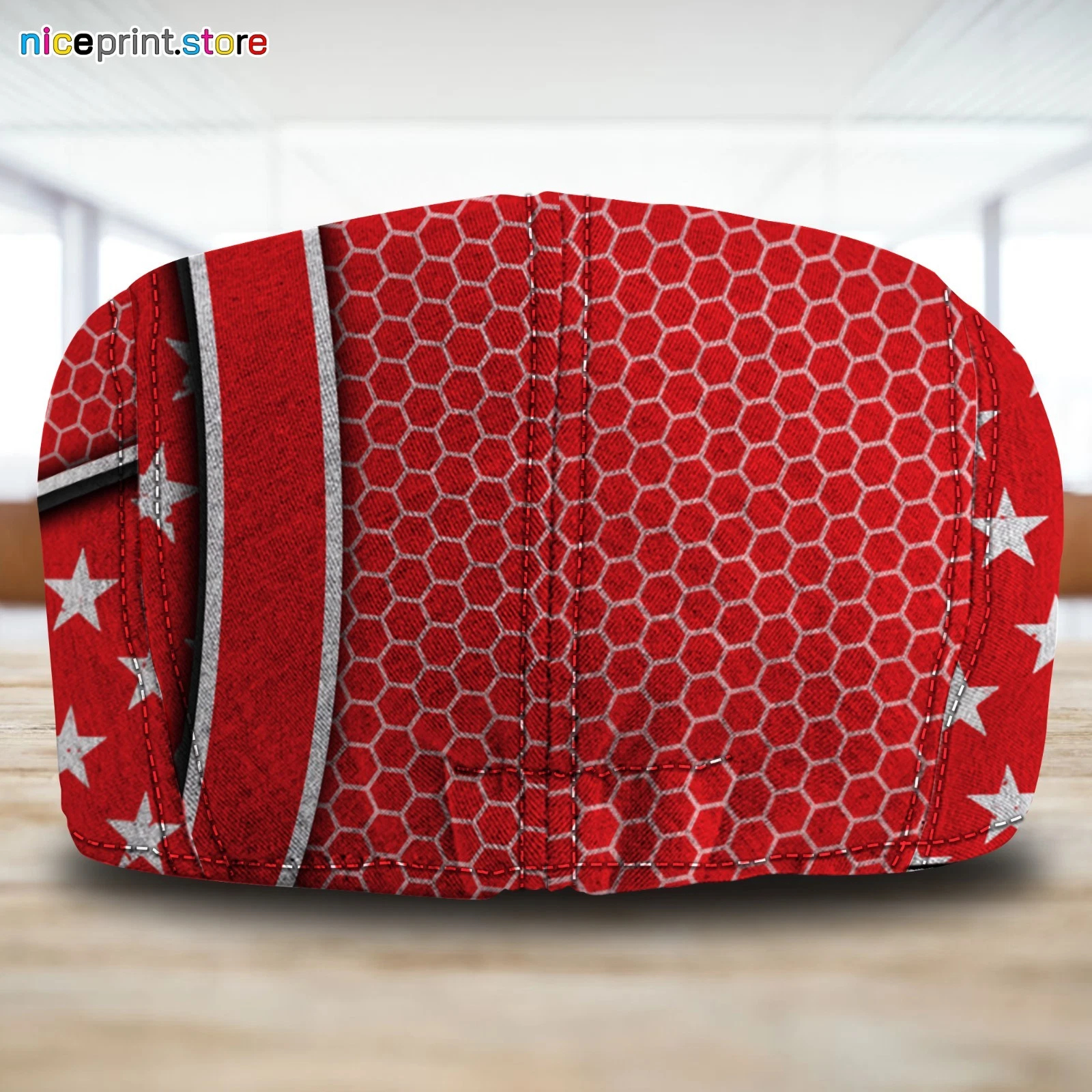 Nebraska Cornhuskers Jeff Cap Golf Cap Driving Cap Newsboy Cap Flat Cap