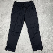 Original Use Pants Mens M Black Jogger Cotton Cargo Relaxed Tapered