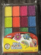 Perler Mini Beads Fused Bead Tray 16,000 Pack - Tropical Colors