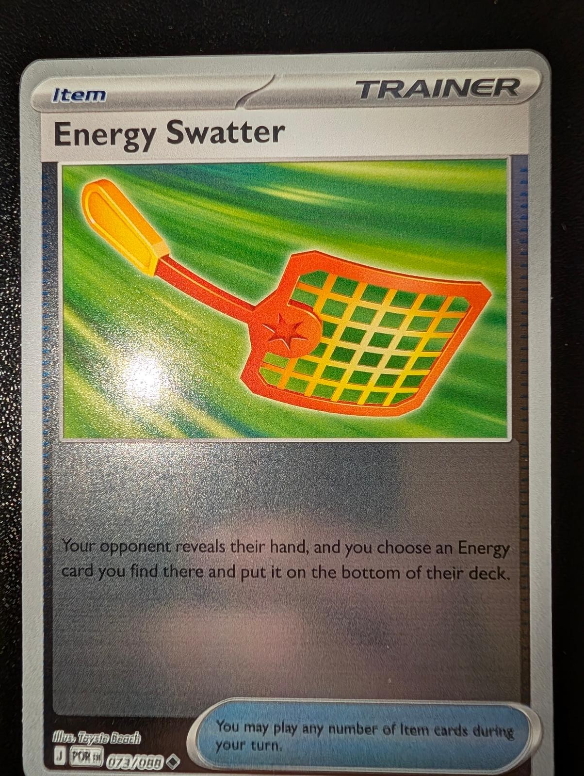 Energy Swatter 073/088 Uncommon Perfect Order Pokemon Reverse Holo Near Mint