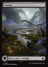 MTG Magic the Gathering Swamp (287/789) Foundations LP