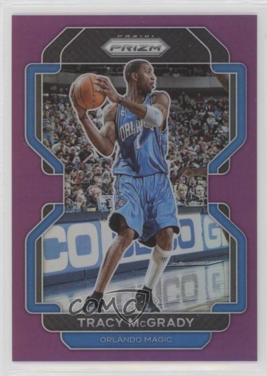 2021-22 Panini Prizm Purple Prizm 45/99 Tracy McGrady #253 HOF 1a2
