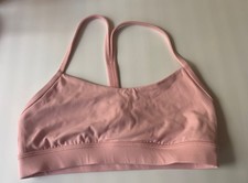 Lululemon Flow Y Nulu Bra Light Support A-C Cups Size 6 Light Pink