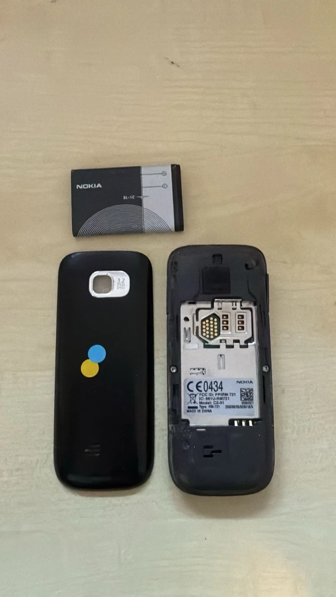 Nokia C2 Classic - Schwarz C2-01 RM-721 Geprüft, Händler Garantie Handy Telefon