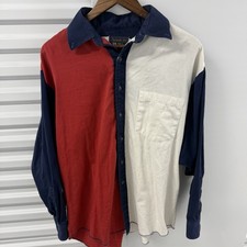 Vintage Panhandle Slim Texas Flag Shirt Mens 16-35 USA Made Western Cowboy