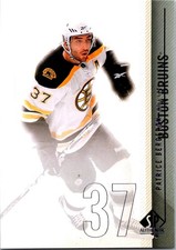 2010-11 SP AUTHENTIC BASE PATRICE BERGERON BOSTON BRUINS #28