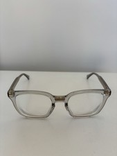 Gucci GG0184O 005 Transparent Grey Square 50 mm Unisex Eyeglasses