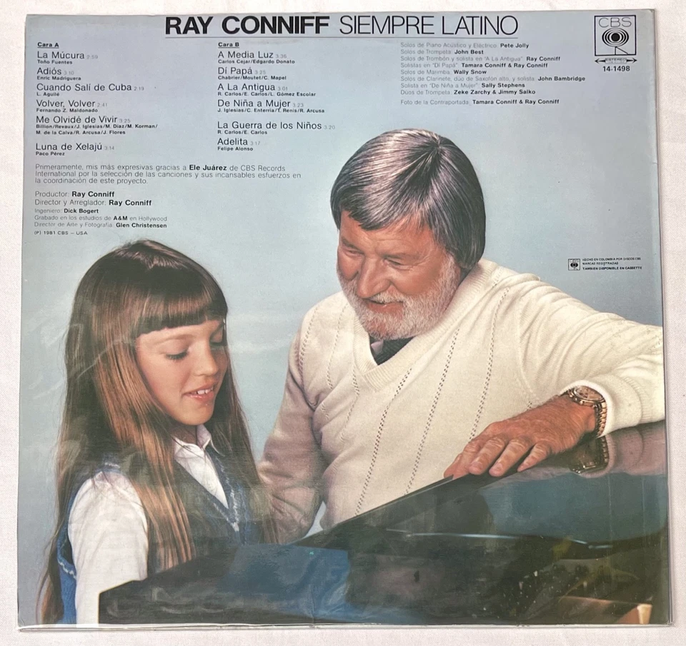 Ray Conniff - Siempre Latino- Press Colombia 1981 - Image 2 of 4