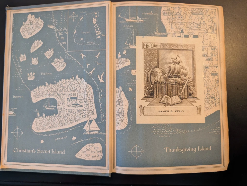 Robert Dean Frisbie / Amaru A Romance of the South Seas 1st Edition 1945 Foto 3 de 4