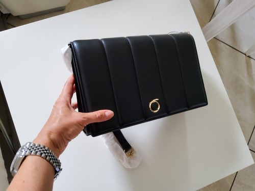 ππ OTTIMA IDEA REGALO! Borsa pochette nera TRUSSARDI 28x18x8.5cm - Foto 5 di 14