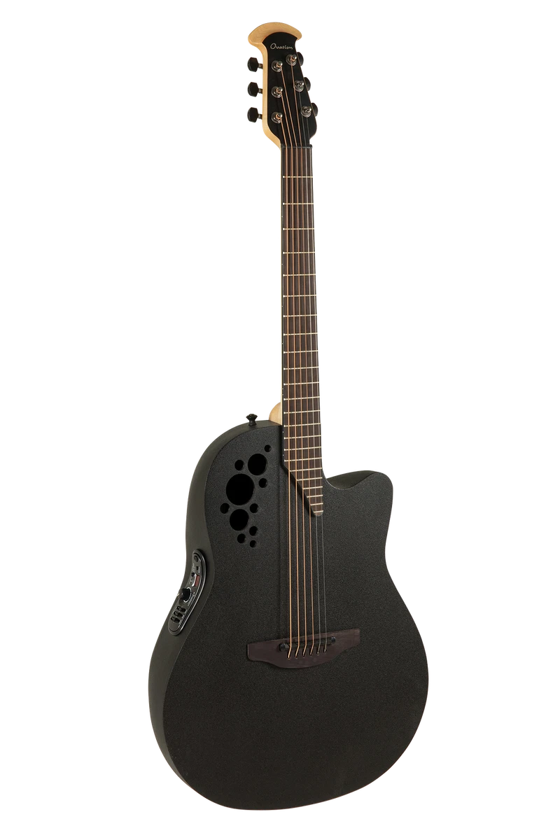 Ovation 1778TX 5 G E Acoustic Guitar Elite TX Mid Cutaway Black