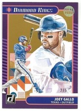 Joey Gallo 2021 Panini Donruss Press Proof Diamond Kings /5 Texas Rangers