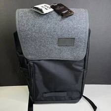 NWT Origaudio Barrow Pack Collection Backpack Laptop Bag Flap Top - Company Logo