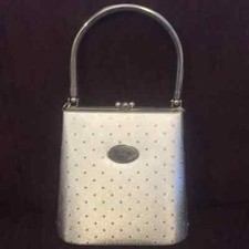 Vintage G. Versace silver star handbag never used new
