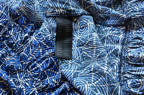 Maje Printed Viscose Dress With Smocking Size 36 US XS / S - Picture 10 of 14