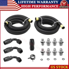 Universal Steering Pump Hose Kit For LS Swap Pressure Return Line LS1 LS3 Truck