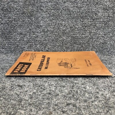 OEM Caterpillar No. 8 Ripper Parts Book Manual Catalog CAT 53E1