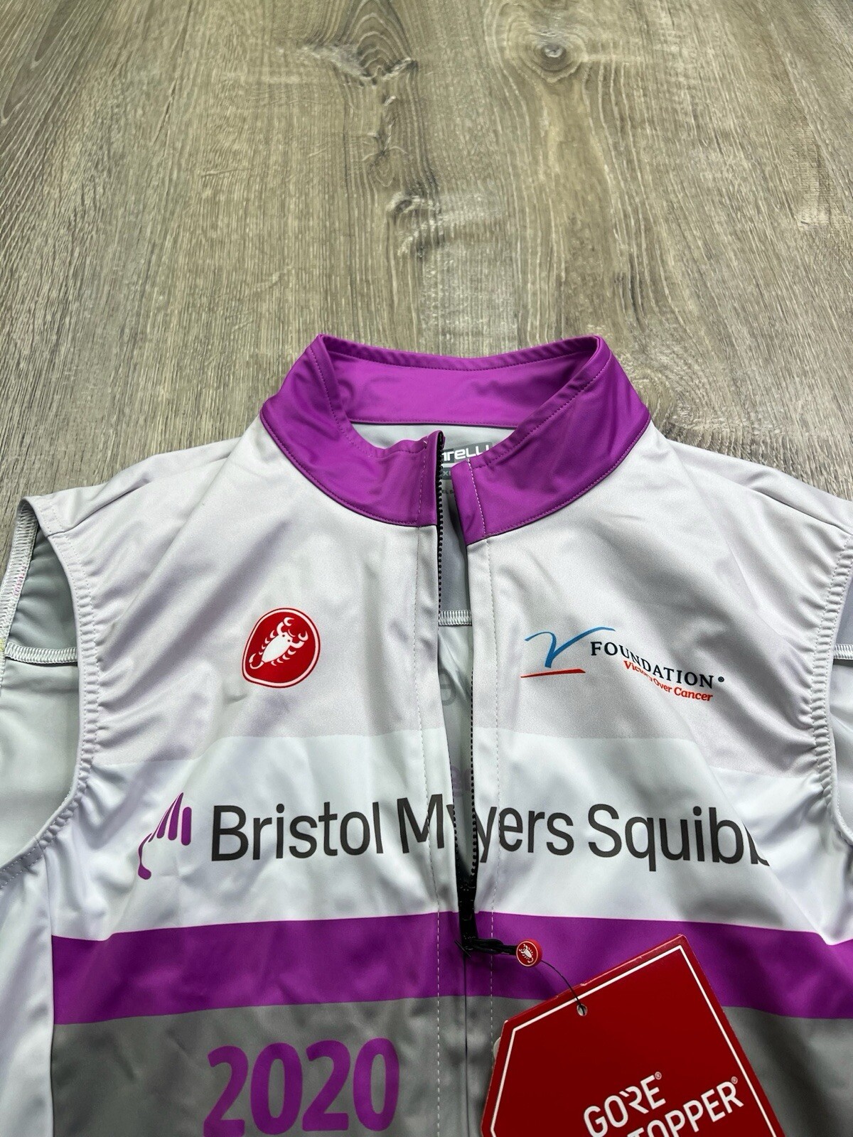 Castelli Wind Stopper Goretex Infinium Cycling Vest Size XL Coast To Coast NEW