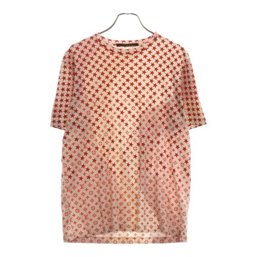 LOUIS VUITTON Star Monogram Total Pattern Short Sleeve Crew Neck T