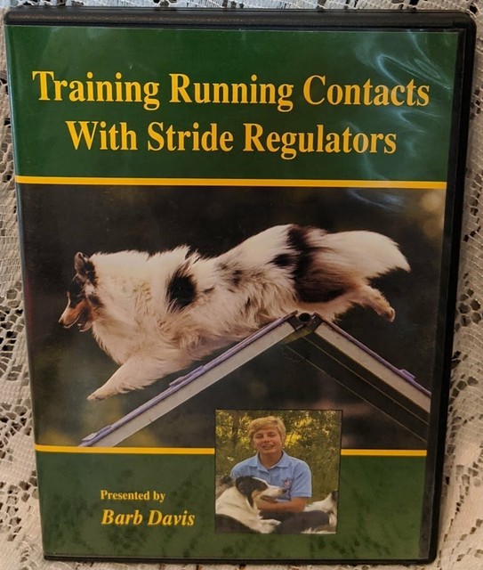 Barb Davis TRAINING RUNNING CONTACTS WITH STRIDE REGULATORS Dog