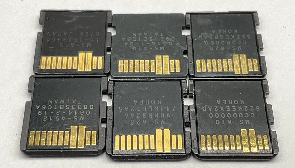 Lot of 6 Sony M2 Memory Stick Micro Card - Tested - Tracked Postage - Image 2 of 2