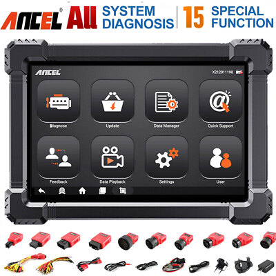 ANCEL X7 HD Schweres LKW Profi KFZ Diagnosegerät Vollsystem 24V EPB DPF Öl Reset
