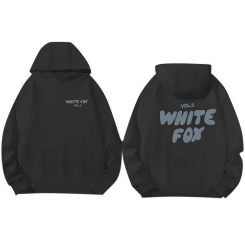 Women Girls Black ⭐Fox ⭐Hoodie Hooded Sweatshirt Pullover Casual Sports Tops - Picture 8 of 31